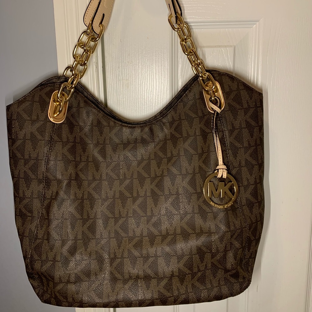 Authentic Michael Kors Fulton Medium logo bag